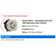 thumbnail image 2 of Blower Motor - Compatible with 2001 - 2004 Mercedes-Benz SLK320 2002 2003, 2 of 2