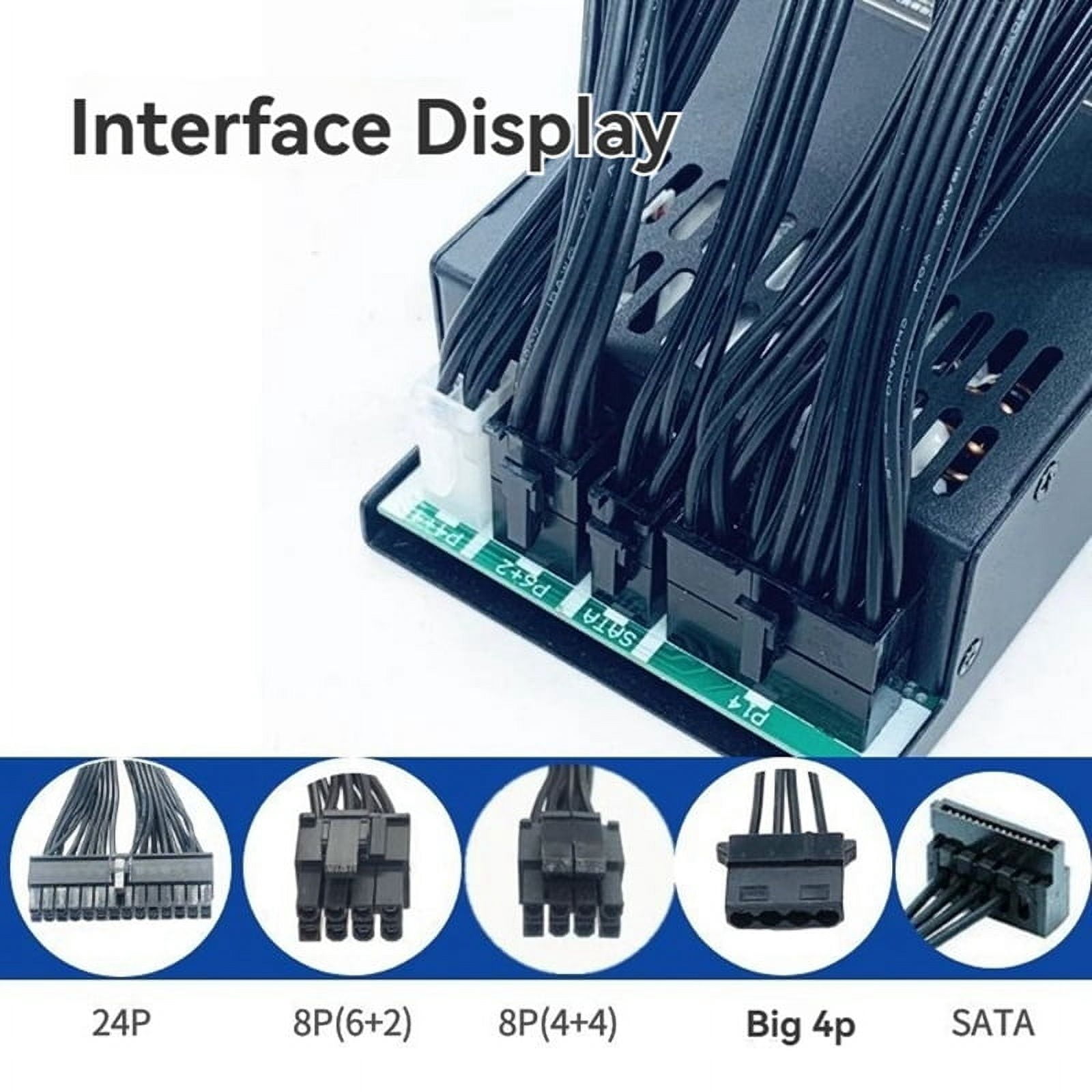 400W PSU ATX Full Modular Power Supply FLEX Module Low Noise for Small 1U (Flex ITX) Computer Chassis