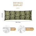 thumbnail image 2 of KLL Ultra Soft Microfiber Body Pillow Cover/Pillowcases 20"x54" with Hidden Zipper Closure-Green Snake, 2 of 5