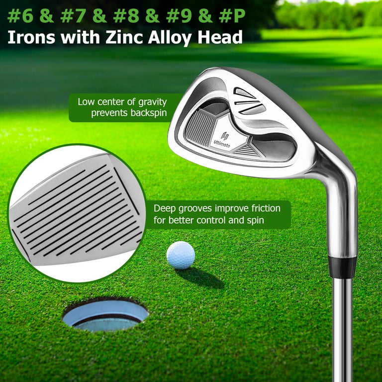 Costway 9 PCS Beginner's Complete Golf Club Set Right Handed with