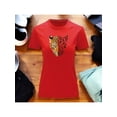 thumbnail image 1 of Playera Blusa Con Estampado De Jaguar Animal Print Ropa Para Mujer Color Rojo Talla Grande Marca Emil SaEs, 1 of 4