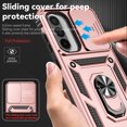 thumbnail image 5 of FIEWESEY for Samsung Galaxy A36 5G Case Built-in Slide Camera Cover & Kickstand Heavy Duty Protection Shockproof Phone Case for Samsung Galaxy A36 5G,Rose Gold, 5 of 8