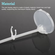 Adjustable Doll Stand Dolls Plastic Display Holder Supports Action Figures and Collectible Toys with Stable Clips