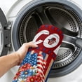 thumbnail image 6 of 2x3 Ft Entryway Area Rug, Independence Day Kitchen Rug Runner Washable Floor Mat, Patriotic USA Flag Flower Wood Grain Non Slip Indoor Door Mat Throw Carpet for Bathroom Living Room Bedroom, 6 of 8