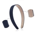 thumbnail image 5 of Women Wide Elastic Fashion Headbands Head Hoop Hair Accessories Thick Headwear for Women Girls Hair Band Navy Blue, 5 of 6