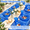 Blue-30 Guests, variant on Clear 30 Guests Plastic Party Supply Set with Plates, Cups, Utensils and Tablecloth