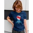 thumbnail image 2 of Memorial Day Clenched Fist Shaped T-Shirt Women -Image by Shutterstock, Female Large, 2 of 4