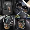 thumbnail image 3 of Jeiento Highland Cow Car Accessories Interior Seat Covers with Steering Wheel Cover Seatbelt Covers Trash Bag Cup Holders Keychain Southwest Aztec Air Vent Storage Bag Auto Decoration 12 Pack, 3 of 7