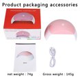 thumbnail image 6 of Beauty Under $15 54W 18Leds Fan Nail Gel Curing Lamp Light Nail Gel Polish Dryer Nail Art Machine Multicolor, 6 of 9