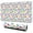 Christmas Light Colorful, variant on 31.5x15.7 Inch Gaming Mouse Pad, Non-Slip Stitched Rubber Desk Mat for Desktop & Laptop,Christmas Cartoon Icon Pastel Pink Pattern