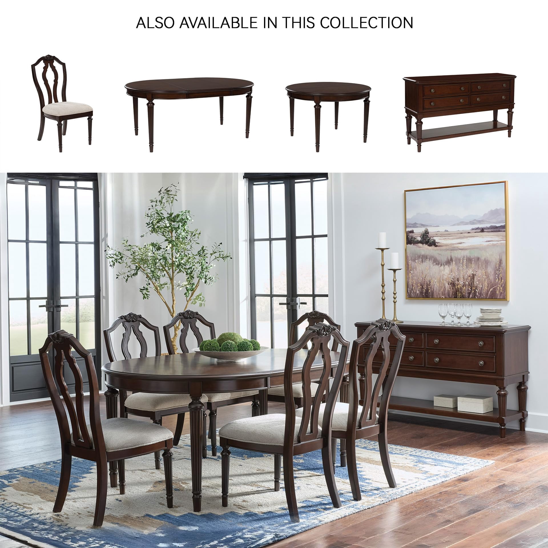 Signature Design by Ashley Lavinton Brown Dining Extension Table