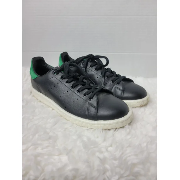 Adi-das Stan Smith Boost Mens Shoes Size 11 Black Green BB0009 Sneaker Rare