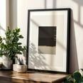 thumbnail image 5 of Paper Cut No.3 - Mixed Media Abstract Minimalist Modern Art Geometric Black and White Mid-Century Modern Bauhaus Black Framed Wall Art Print 5 x 7 inches, 5 of 12