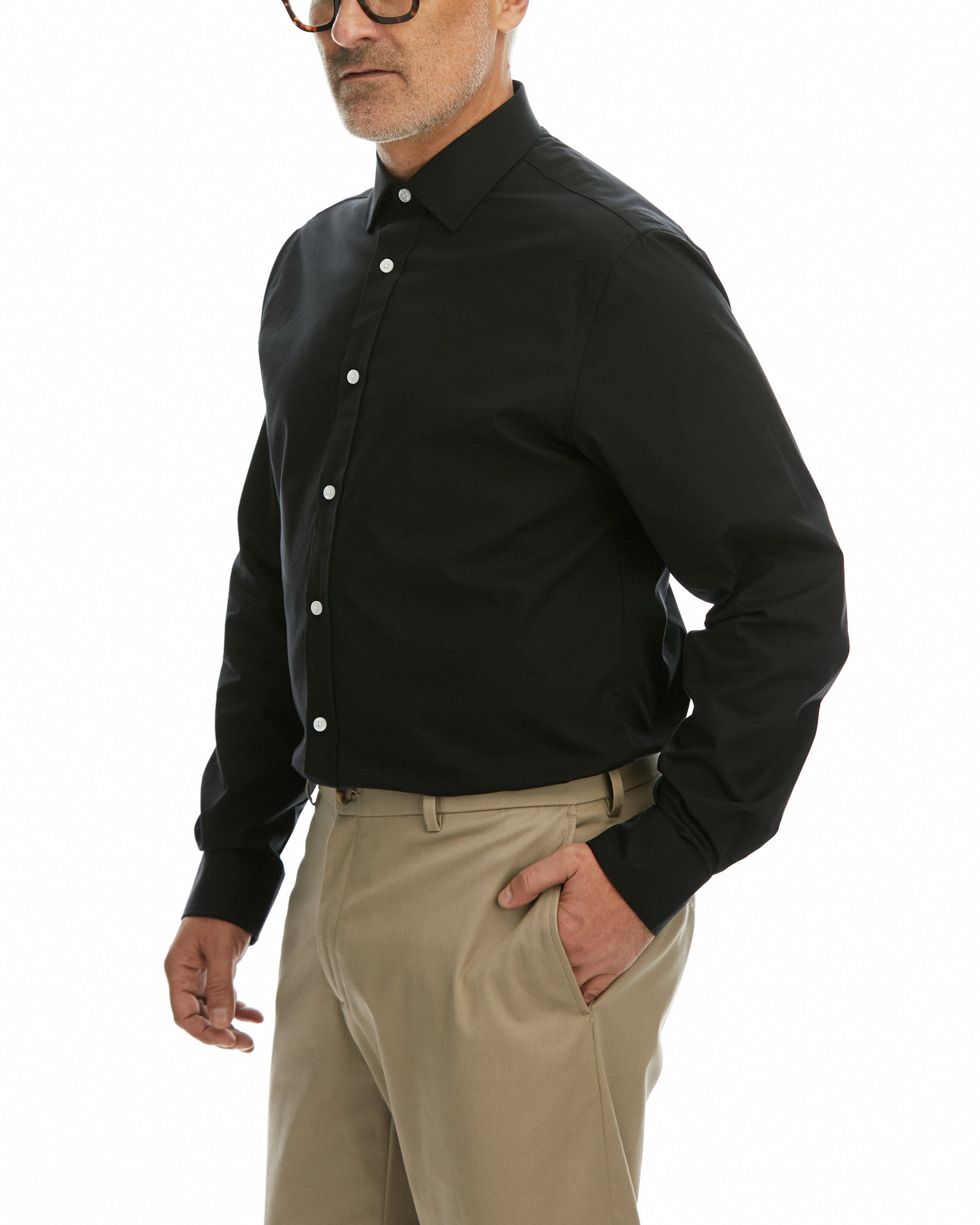 Haggar Premium Comfort Men's Classic Fit Button Up Dress Shirt