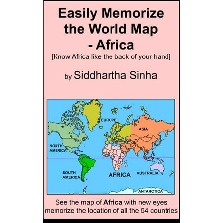 Easily Memorize the World Map: Africa - eBook (The Best Way To Memorize Words)