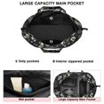 thumbnail image 3 of Halloween Skeleton Ghost Pattern Travel Tote Bags for Women Carry On,Large Weekender Bags for Women Travel,Multi Functional Duffle Bag for Work,Shopping,Sports, 3 of 5