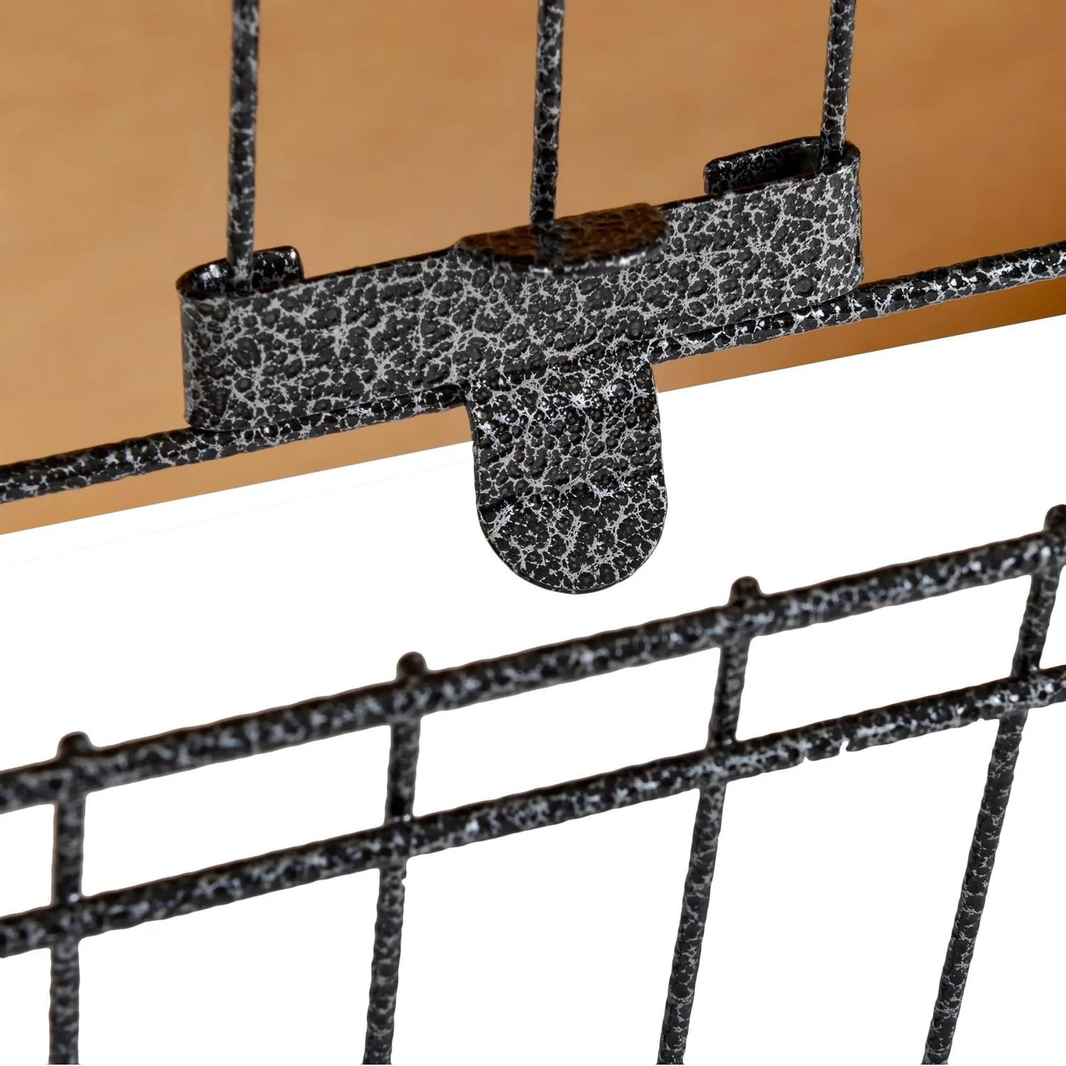 Pefilos 35" Metal Frame Wooden Rabbit Hutch with Asphalt Openable Roof, No Leak Tray, Outdoor Bunny Enclosure Guinea Pig Cage for Small Animals, Beige