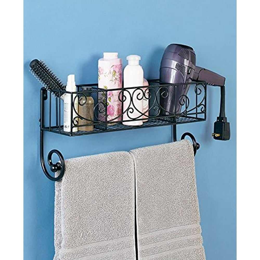 Bathroom Organizer Shelf (Black)