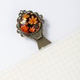 thumbnail image 5 of Maple leaf Vintage Copper-Colored Lace Bookmarks: Stainless Steel Reading Accessories, for Book Lovers and Gifts; Set of 2 Bookmarks, 5 of 5