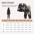 thumbnail image 4 of Sigee Pilot Cat In Vintage Plane for Women’s Pajama Sets Long-Sleeved Pjs Sets for Women 2 piece Sleepwear-X-Large, 4 of 7