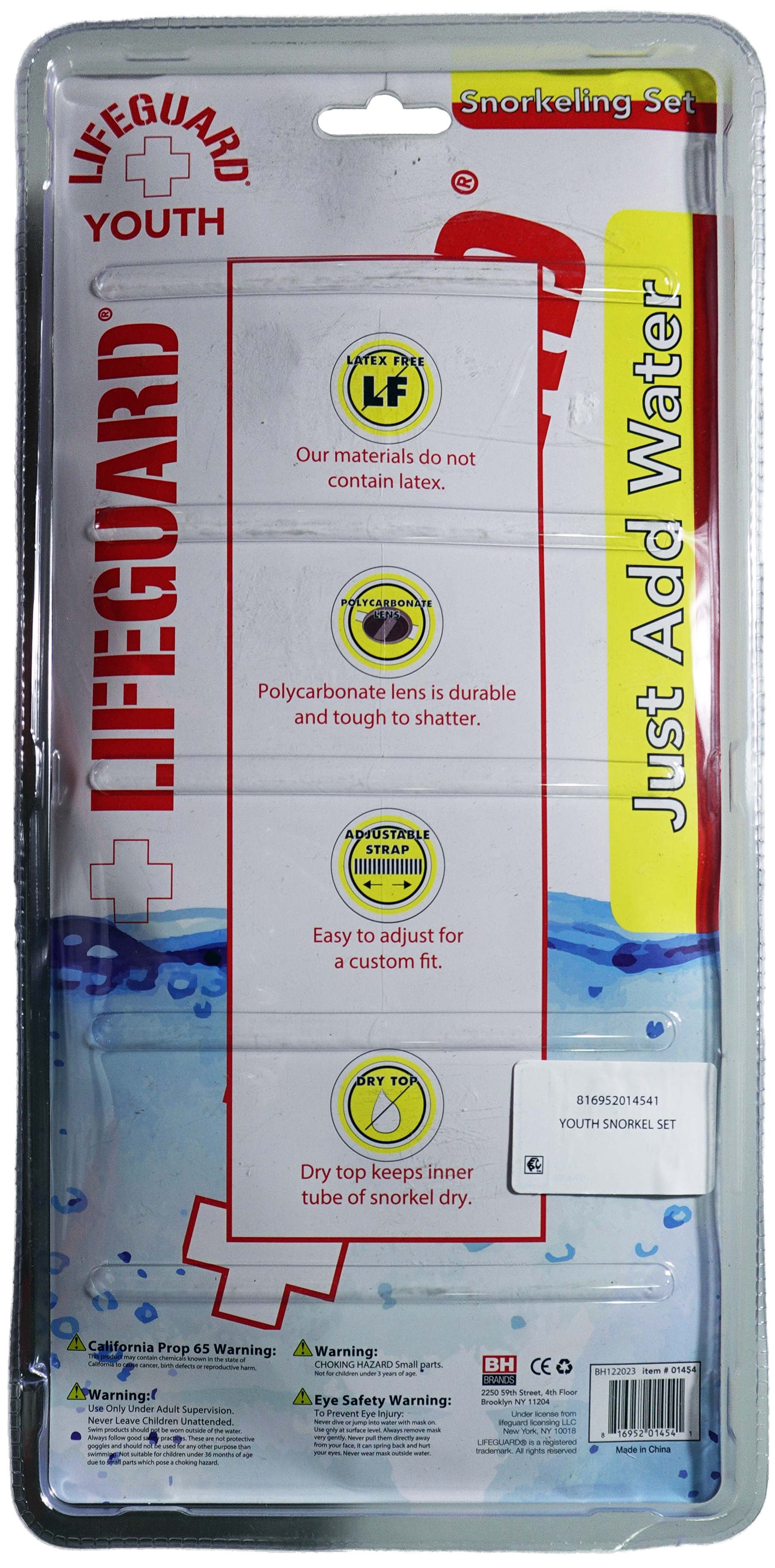Lifeguard Kids' Snorkel Set