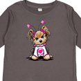 thumbnail image 4 of Inktastic Love Bug Yorkie Boys or Girls Long Sleeve Toddler T-Shirt, 4 of 5