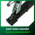 thumbnail image 6 of Metabo HPT Pin Nailer, Pro-Preferred Pneumatic Power Nailers for Cabinets, Trim, and Crafting, Makes Invisible Holes, Lightweight 2.0 lbs Tool, 23 Gauge, 5/8" to 1-3/8" Headless Micro Pins, NP35A, 6 of 11