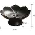 thumbnail image 2 of Pedestal Frutero Centro de Mesa Compota Decorativa Tazón con Pie Cerámica Postre Bandeja para Servir Bandeja Soporte de Exhibición Placa de Drenaje de Loto para Encimeras de Cocina para Frutas Panes, 2 of 8