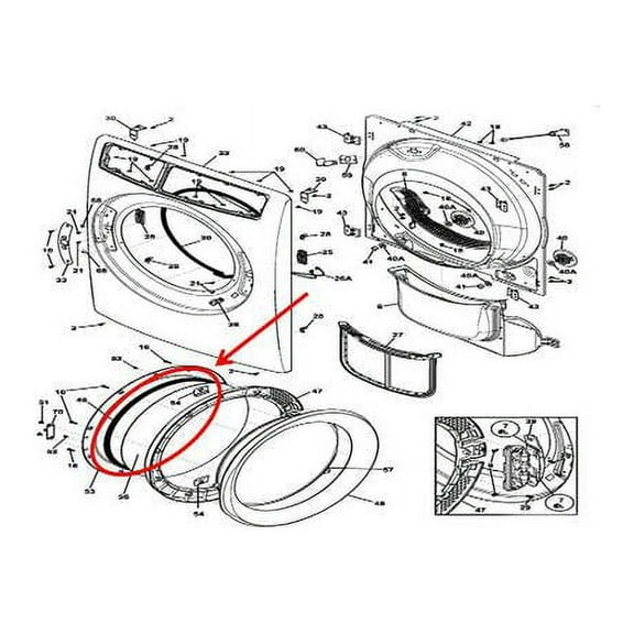 FRIGIDAIRE 5304505010 GASKET - GENUINE OEM PART