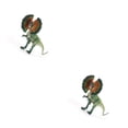 thumbnail image 4 of Matsuzay Dinosaurios de acción Simulación sólida Dinosaurio Juguete Adornos Modelo de animales Figuras Regalo cognitivo para niños Suministros Tipo 2 2piezas Matsuzay CBP586513, 4 of 6