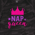 thumbnail image 4 of Inktastic Nap Queen, Crown, Stars - Pink Purple Girls Baby Bodysuit, 4 of 5
