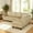 BG-Right-Sofa without Ottoman, variant on Flannel Ottoman with Storage for Modular Sectional Sofa, Beige