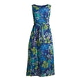 thumbnail image 6 of Evan Picone Women's Sleeveless Midi Dress with Rouched Belt, 6 of 6