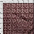 thumbnail image 3 of oneOone Viscose Jersey Maroon Fabric Aian Batik Diy Clothing Quilting Fabric Print Fabric By Yard 60 Inch Wide, 3 of 4
