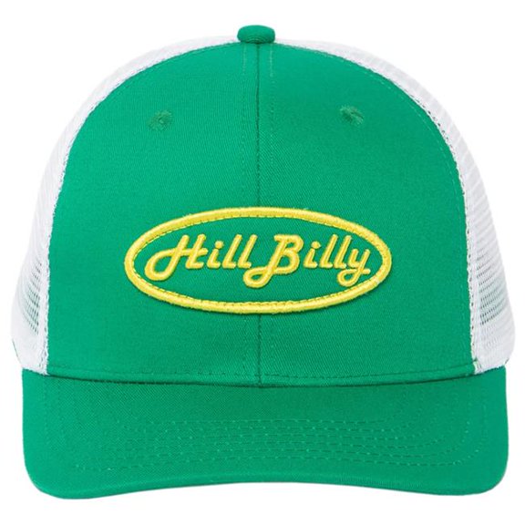 H3 BA92363 Hillbilly Green And White Snapback Hat