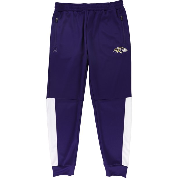 MSX Hombres Baltimore Ravens Athletic Jogger Pantalones, Púrpura, Grande