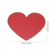 thumbnail image 2 of FRCOLOR 40Pcs Valentine Heart Shaped Cards Red Thick Paper for Craft Projects and Romantic Celebration, 2 of 6