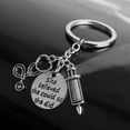 thumbnail image 5 of Naierhg Creative Letters Syringe Stethoscope Metal Key Chain Keyring Hanging Decor Gift, 5 of 8