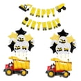 thumbnail image 3 of Cintas Doradas de Papel de Aluminio BLESIY Pancarta HAPPY BIRTHDAY Adorno Fiesta de cumpleaños, 3 of 7