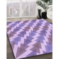 thumbnail image 3 of Ahgly Company Tapis de Zone Carré Transitionnel Lavable en Machine, 4 Pieds Carré, 3 of 7