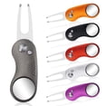 thumbnail image 2 of Foldable Golf Pitch Fork Golf High Precise Folding Mini Pitch Repair Tool Marker Pitch Cleaner Golf Pitchfork Golf Accessories Red, 2 of 6