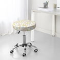 thumbnail image 4 of Uemuo Easter Rabbit Pattern Round Bar Stool Seat Covers Washable Stool Cushion Slipcover Elastic Bar Chair Covers-12 inch, 4 of 7