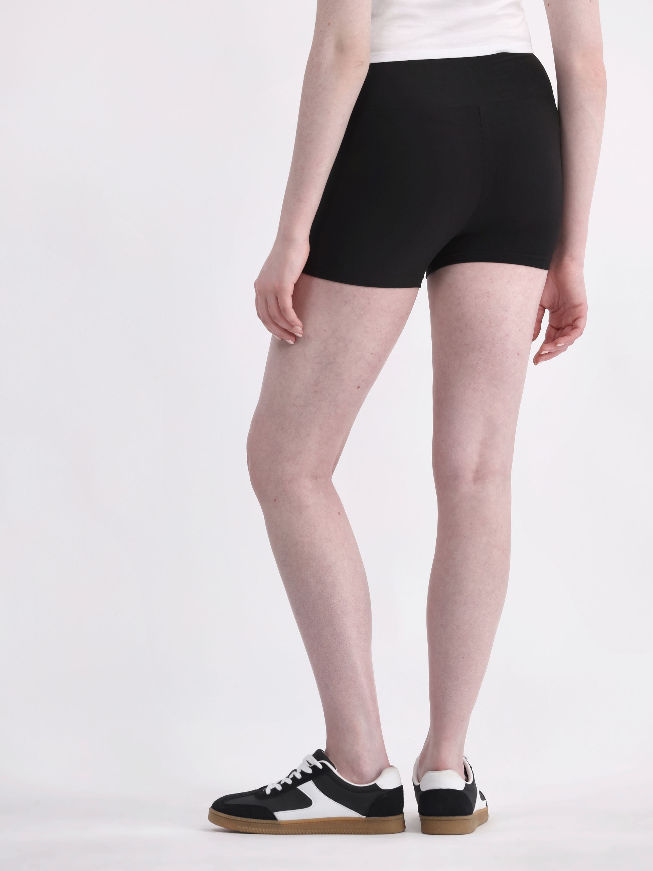 No Boundaries Jersey Shorty Shorts, 3” Inseam, Women's