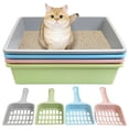 thumbnail image 1 of Caja de Arena para Gatos Kathson Abierta Mediana con Pala 4 PIEZAS, 1 of 7