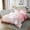 Pink White, variant on Erosebridal Anime White Fox Bedspread Sets Twin Size, Girly Pink Bed Quilt, Cherry Blossoms Room Decor 2-Piece