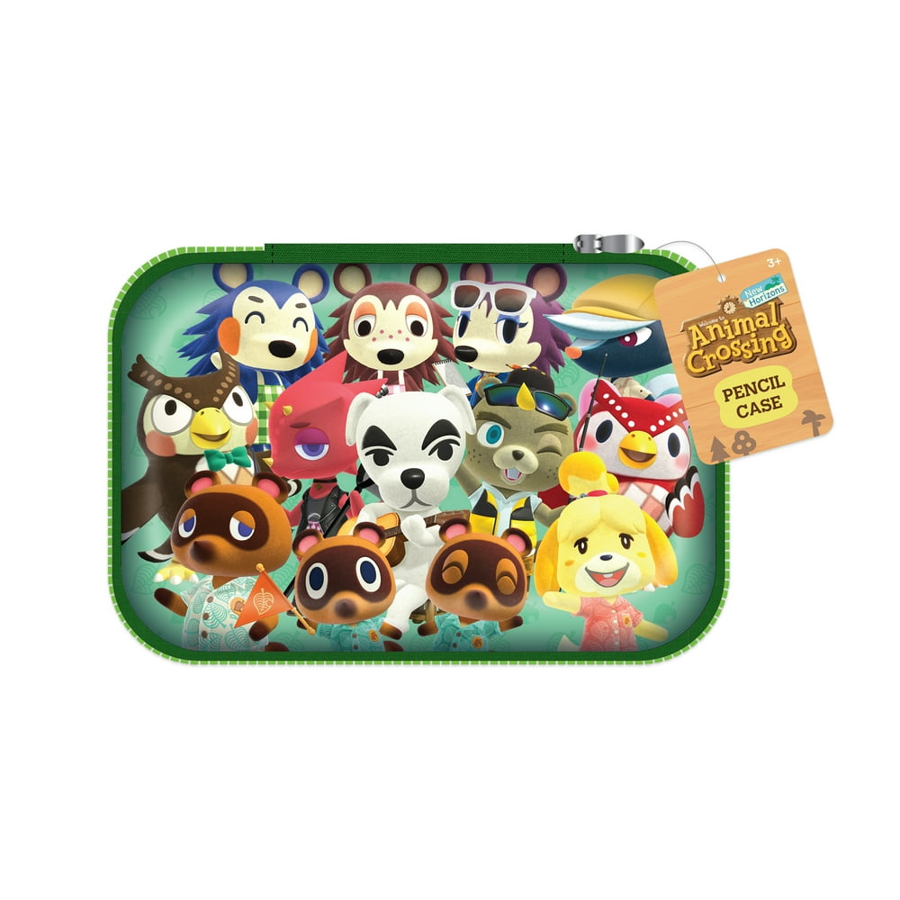 Nintendo Animal Crossing Molded Zipper Pencil Case - Walmart.com
