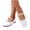 Beige, variant on ZACPNCV Womens Plus Size Mary Jane Flats Buckle Strap Low Heel Comfort Casual Shoes Summer
