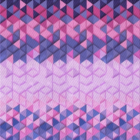 Ahgly Company Machine Washable Indoor Square Transitional Dark Orchid Purple Area Rugs, 4' Square