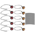thumbnail image 2 of Luz De Posición LED Para Coche, Lente De PC De Color ámbar De 6000K Con Tubo Termorretráctil Para Camioneta, Camioneta Y Camioneta, 2 of 7