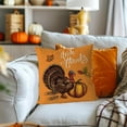thumbnail image 2 of Thanksgiving Pillow Covers 18 x 18 Inch Set of 4 Vintage Turkey Pie Throw Pillow Covers Thankful Fall Autumn Pillowcase for Sofa Couch Holiday Home Decor, 2 of 5